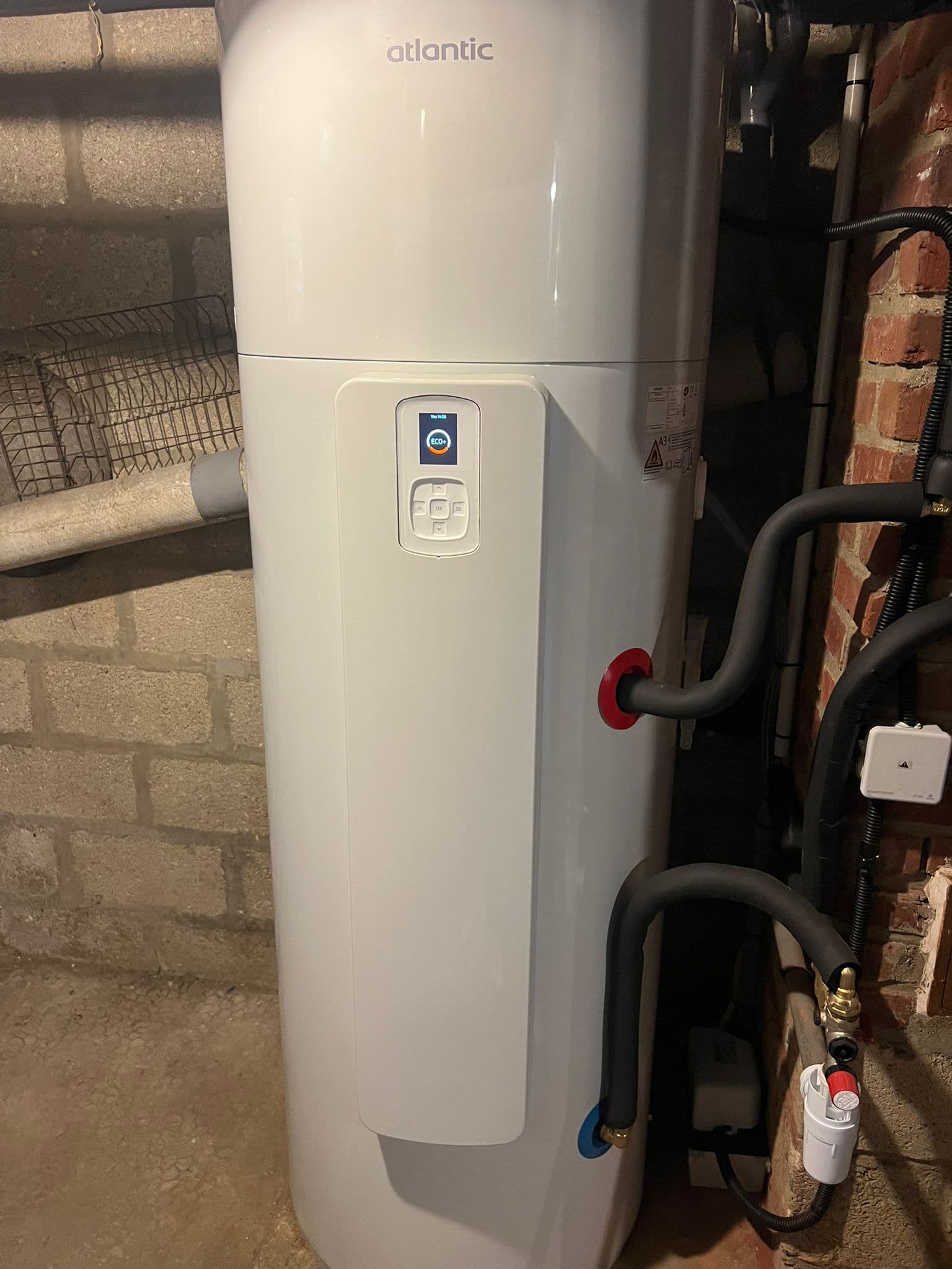 PAC air/eau, ballon thermodynamique & isolation sous-sol 2