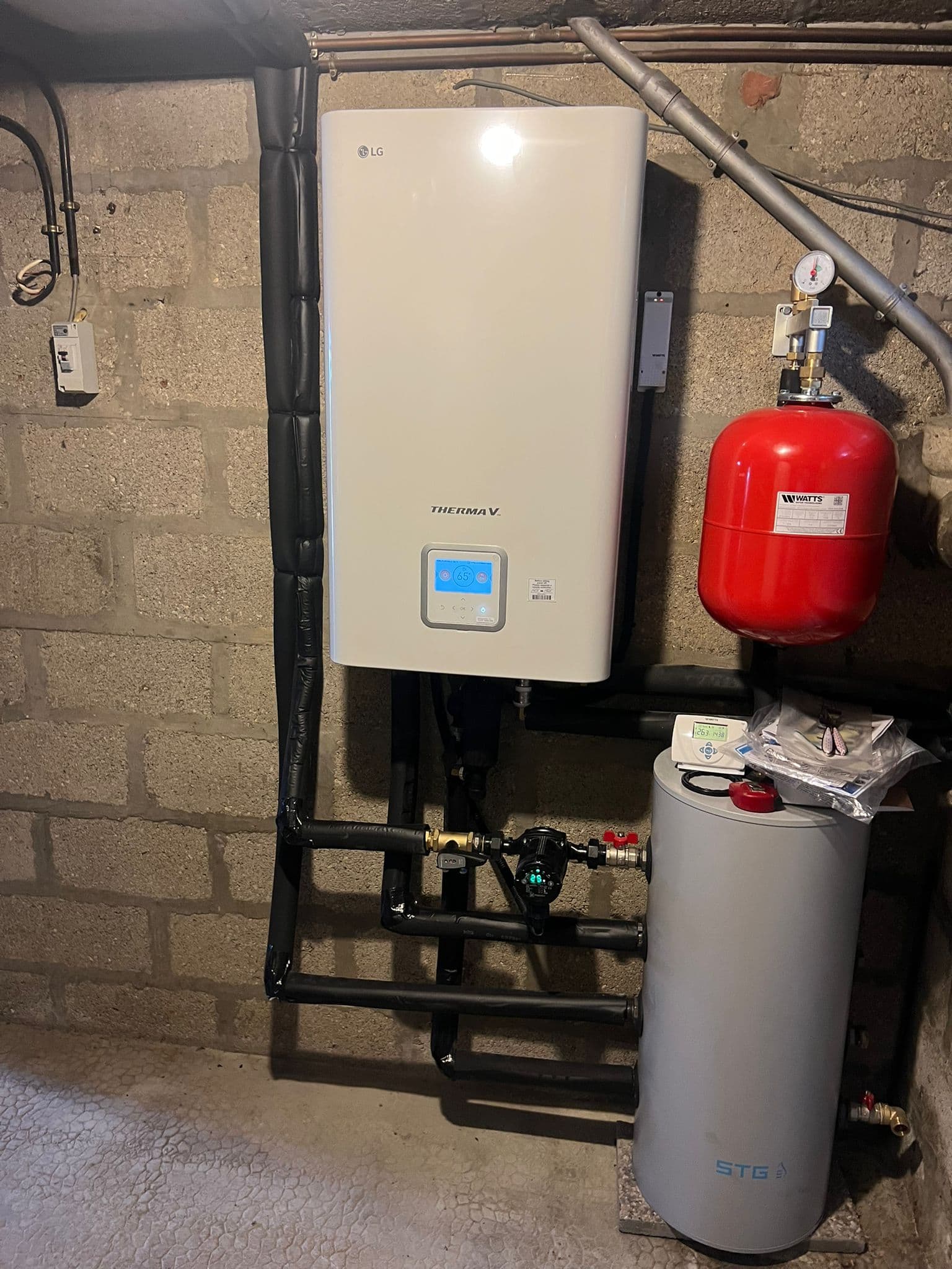 PAC air/eau, ballon thermodynamique & isolation sous-sol 3